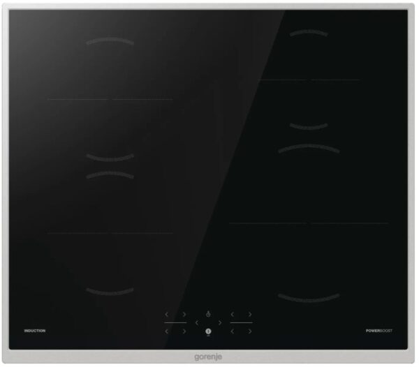 Gorenje Induktionskochfeld 60 cm mit PowerBoost, Edelstahlrahmen