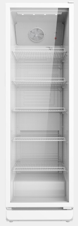 Geratek Flaschenkühlschrank 350 l mit Glastür, weiß